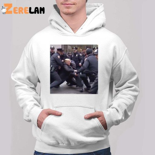 Ai Predicts Donald Trump Will Be Arrested Meme Shirt
