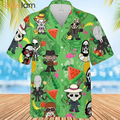 Cool Horror Summer Hawaiian Shirt