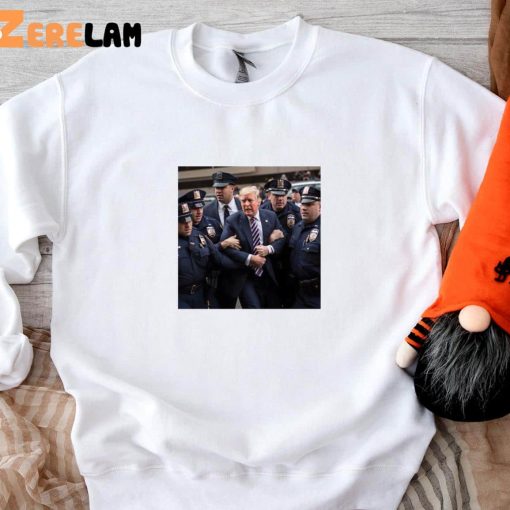 Donald Trump Getting Arrested Meme Shirt