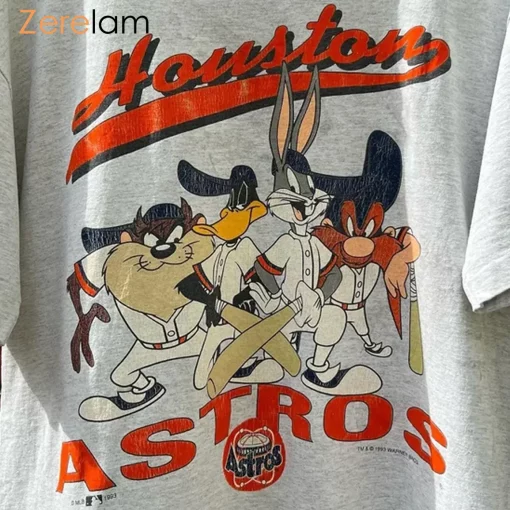 Vintage Houston Astros Looney Tunes Shirt