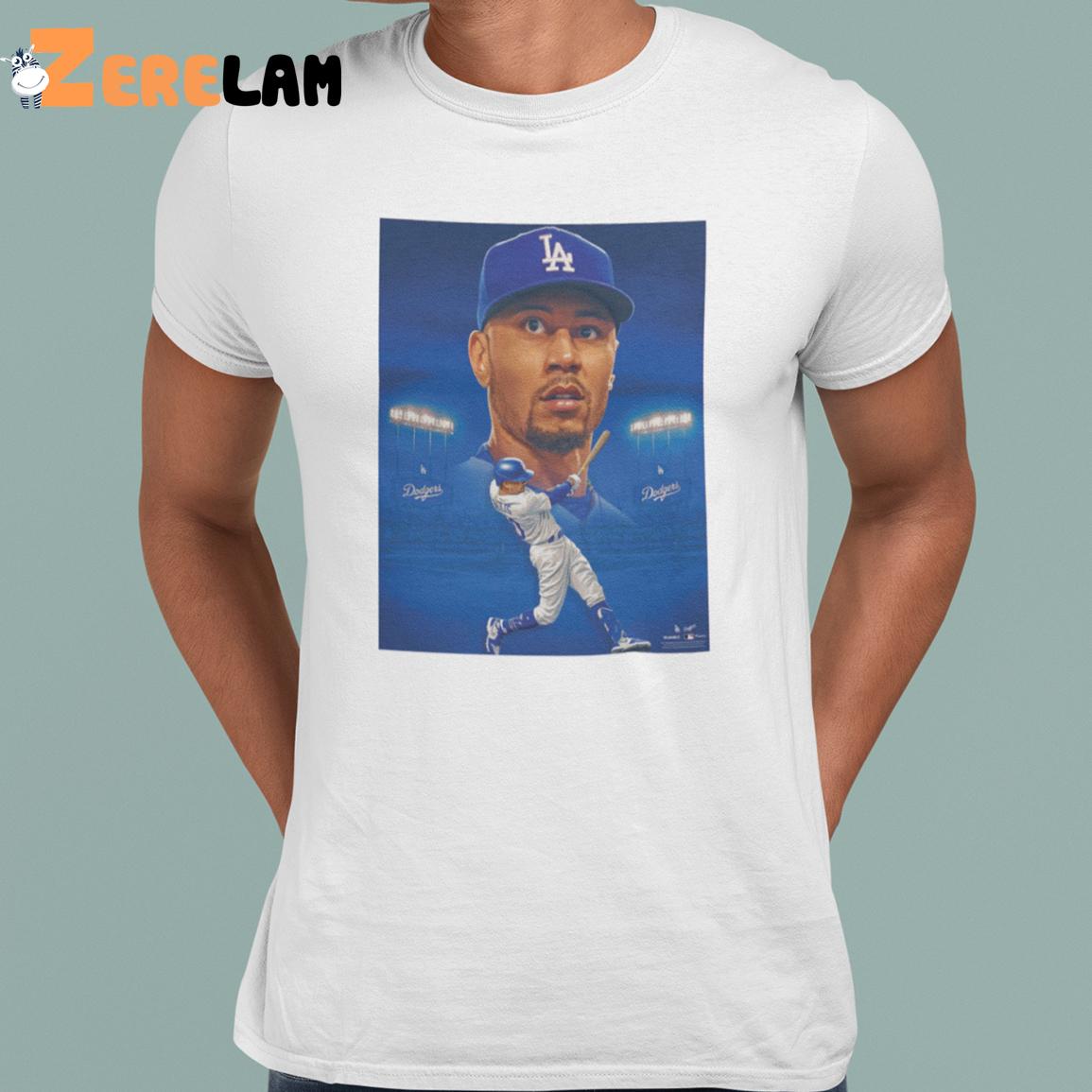 Mookie Betts Los Angeles Dodgers Retro Shirt - Zerelam
