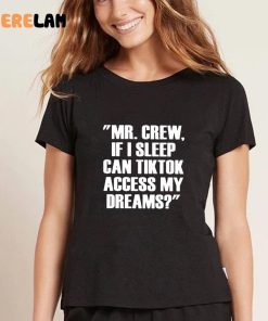 Mr.chew If I Sleep Can Tiktok Access My Dreams Shirt