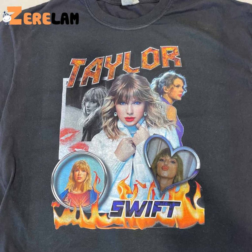 Taylor Swift Homage Eras Tour Vintage 90s Style Shirt - Zerelam