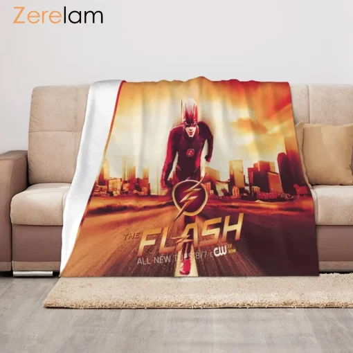 The Flash Personalized Funny Blanket