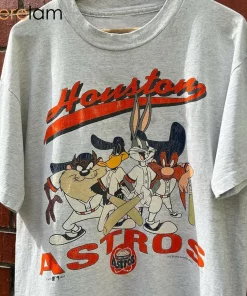Vintage Houston Astros Looney Tunes Shirt - Zerelam