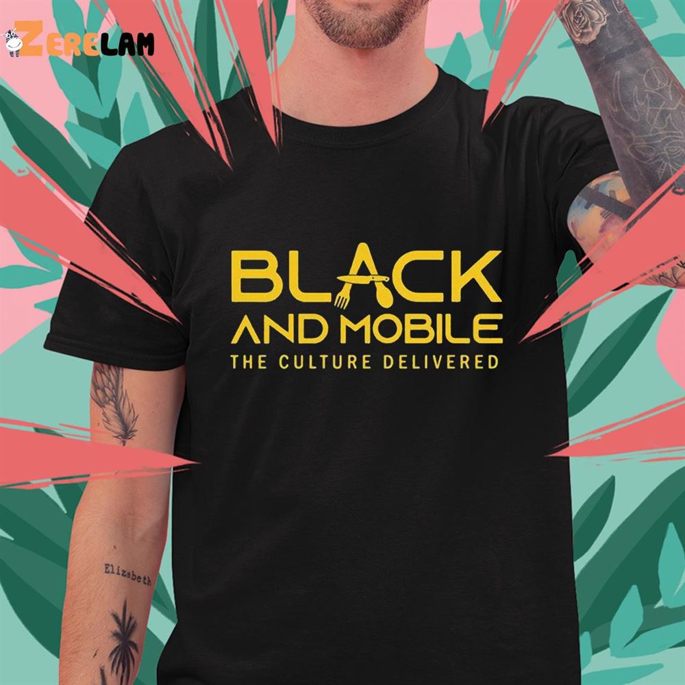 76ers Black And Mobile The Culture Delivered Shirt - Zerelam