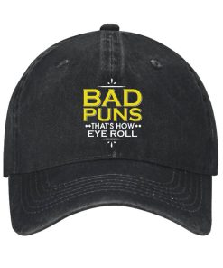 Bad Puns Thats How Eye Roll Hat 1