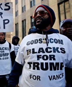 Black For Trump For Vance Shirt