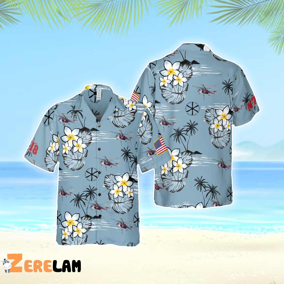 Boogaloo Tropical Flowers Hawaiian Shirt
