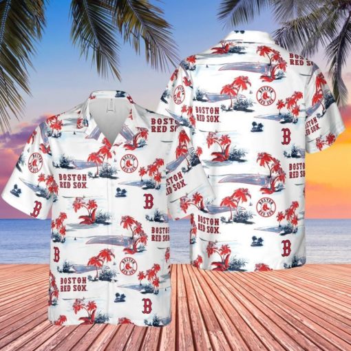 BosTon Red Sox Mets Hawaiian Shirt