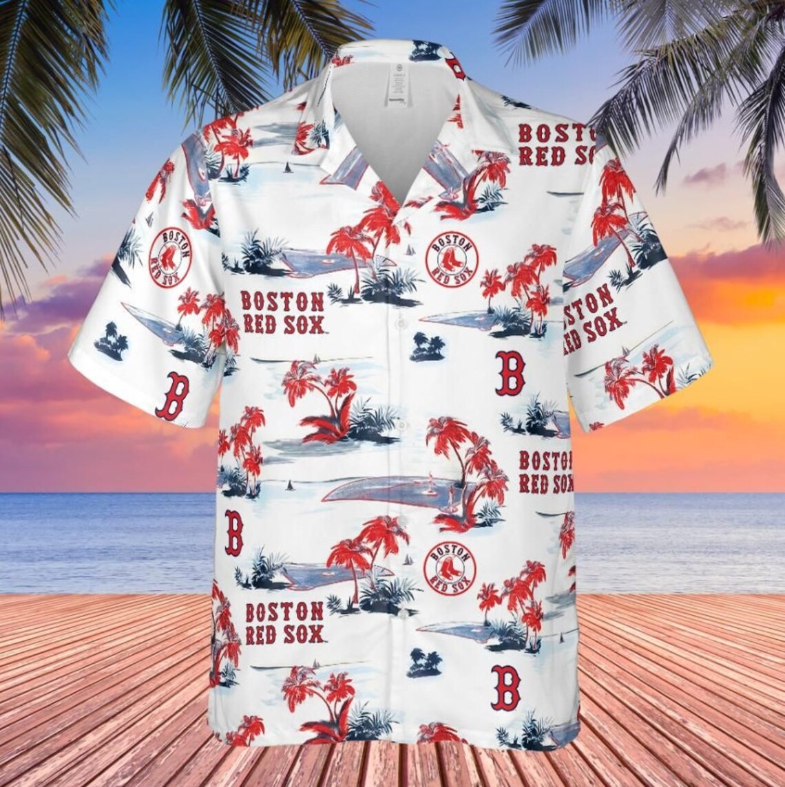 BosTon Red Sox Mets Hawaiian Shirt - Zerelam
