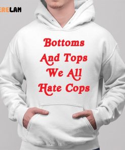 Bottoms And Tops We All Hate Cops Ringer Shirt 2 1