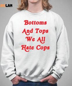 Bottoms And Tops We All Hate Cops Ringer Shirt 5 1