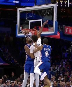 Cam Johnson Put Joel Embiid On A Poster Canvas 2