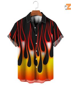 Casual Fire Summer Hawaiian Shirt