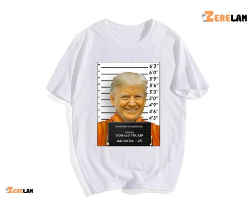 Donald Trump Prison Mug Shot Funny Shirt