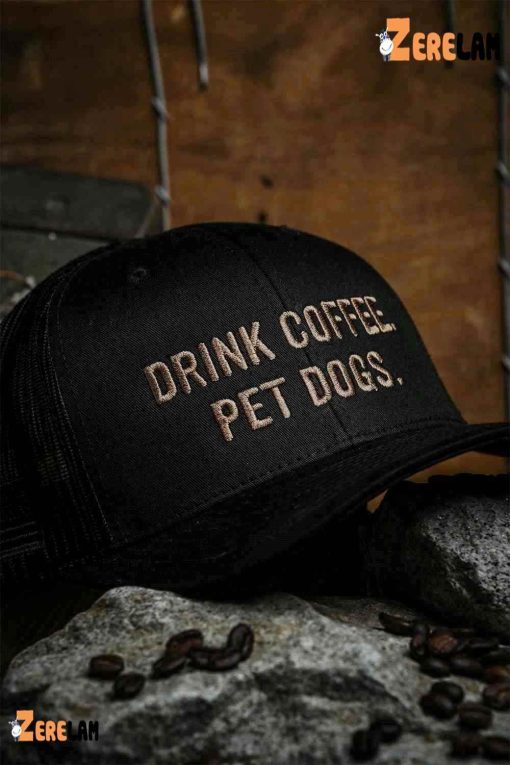 Drink Coffee Pet Dogs Hat