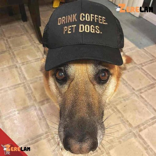 Drink Coffee Pet Dogs Hat