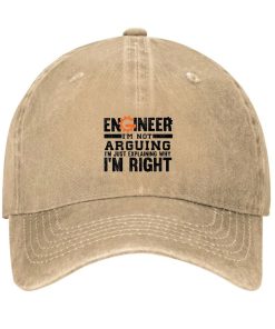 Engineer I Am Not Arguing I Am Just Explaining Why I Am Right Hat