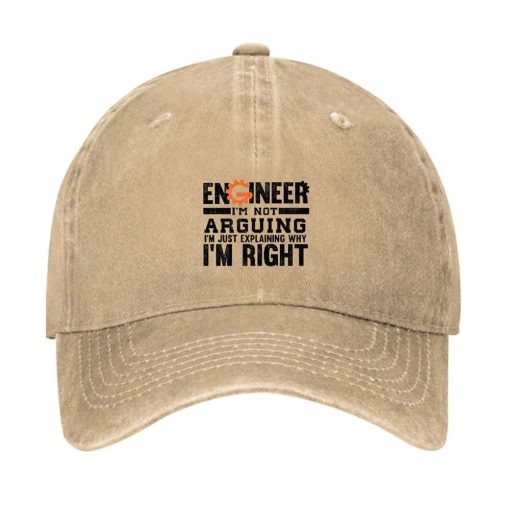 Engineer I Am Not Arguing I Am Just Explaining Why I Am Right Hat