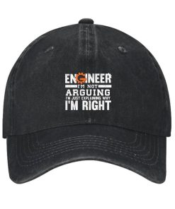 Engineer I Am Not Arguing I Am Just Explaining Why I Am Right Hat 2