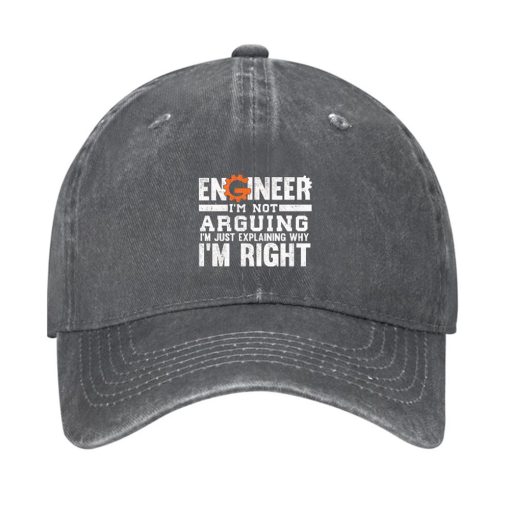 Engineer I Am Not Arguing I Am Just Explaining Why I Am Right Hat