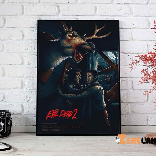 Evil Dead 2 Horror Vendiana Poster Canvas