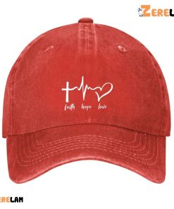 Faith Hope Love Funny Hat 2