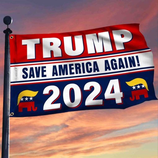 Free Trump Save America Again House Flag Dargen Flag