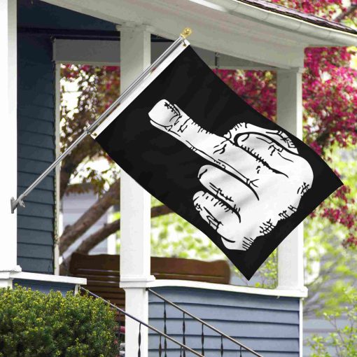 Fuck You Middle Finger Flag House Flag