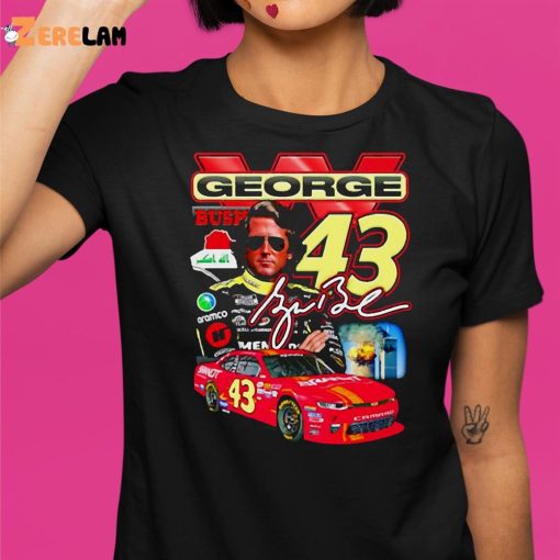 George W. Bush 43 Race Car Shirt