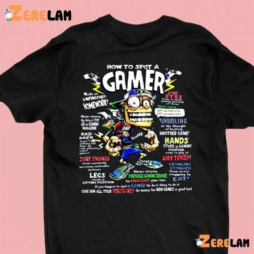 How To Spot Gamer Shirt