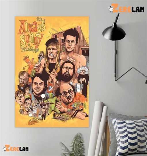 It’s Always Sunny In Philadelphia Poster Canvas