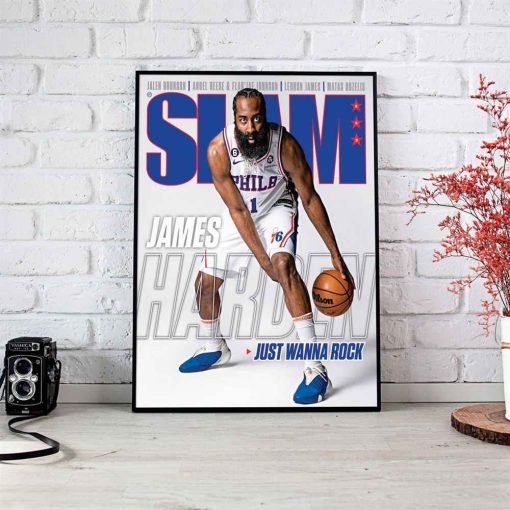 James Harden Slam Just Wanna Rock Poster Canvas