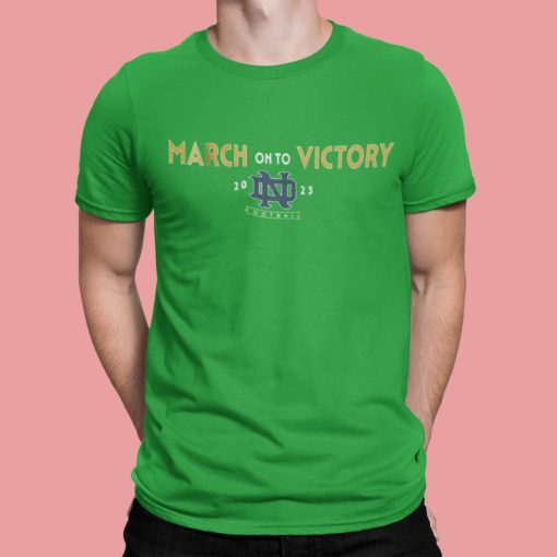 March On To Victory 2023 Rally For Old Notre Dame Shirt