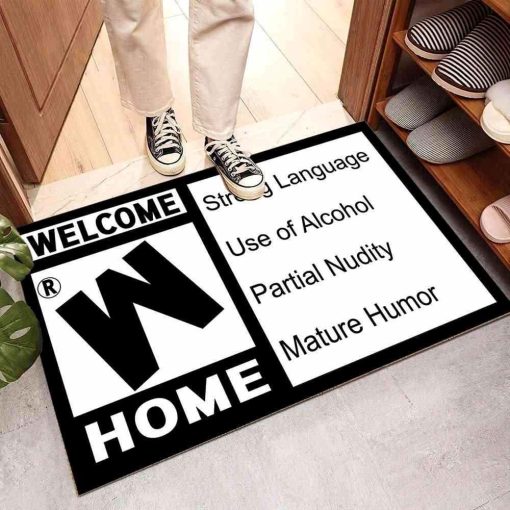 Mature Rating Welcome Home Strong Language Use Of Alcohol Doormat