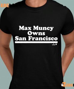 Max Muncy Owns San Francisco Shirt 2