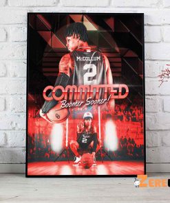 Mccollum Committed Boomer Sooner Poster Canvas