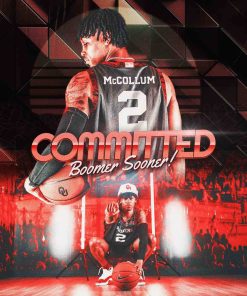 Mccollum Committed Boomer Sooner Poster Canvas 2