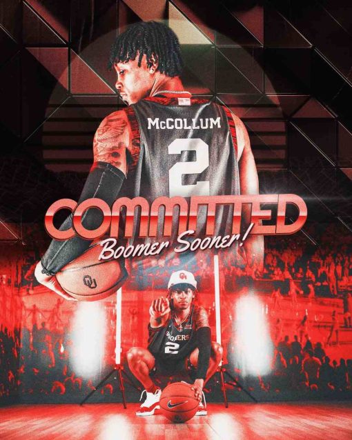 Mccollum Committed Boomer Sooner Poster Canvas