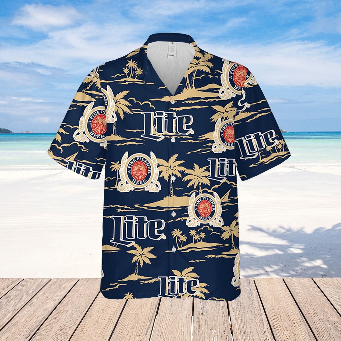 Miller Lite Summer Hawaiian Shirt - Zerelam