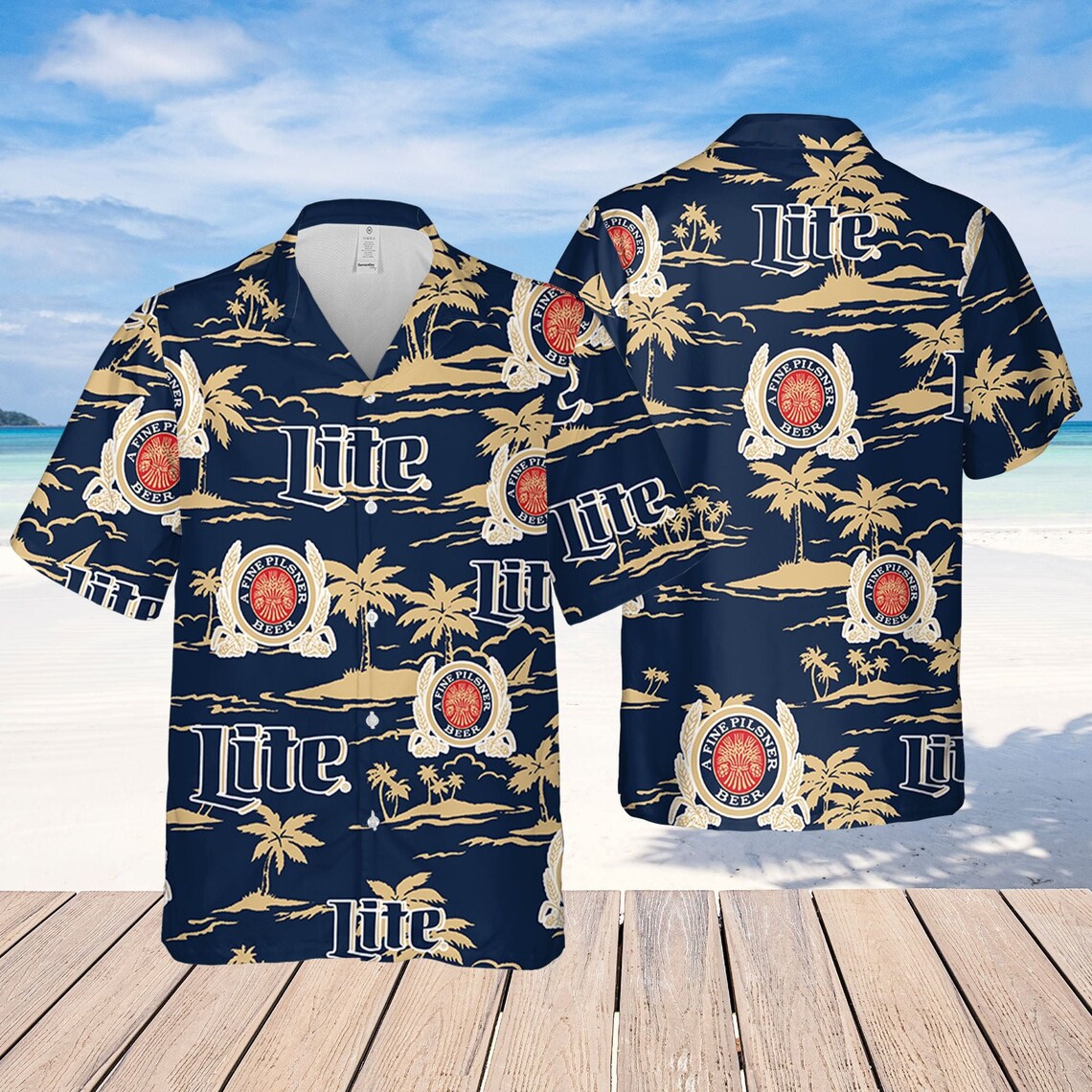 Miller Lite Summer Hawaiian Shirt - Zerelam