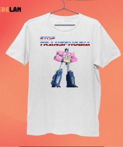 Optimus Stop Transphobia Transformers Shirt