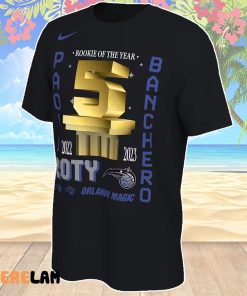 Orlando Magic Paolo Banchero 2023 NBA Rookie of the Year Shirt