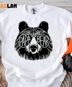 Papa Bear Sunglass Fathers Day Shirt 3 1