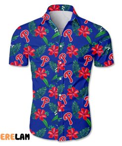 Philadelphia Phillies Cute Flower Hawaiian shirt
