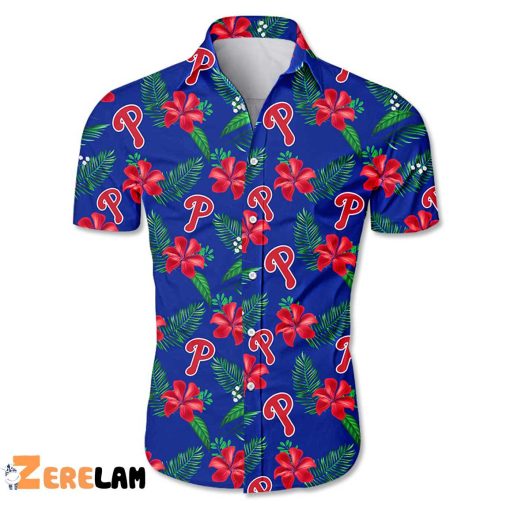 Philadelphia Phillies Cute Flower Hawaiian shirt