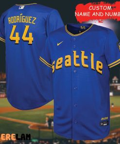 Rodriguez Seattle Mariners City Connect Customeize of Name Youth Baseball Jersey, Best Gifts For Fan
