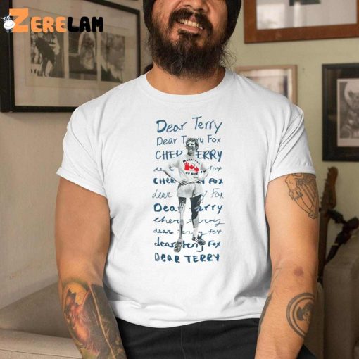 Ryan Reyolds Dear Terry Marathon Of Hope Shirt