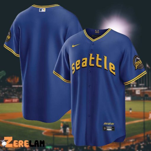 Seattle Mariners City Connect Mens BaseBall Jersey, Best Gifts For Fan